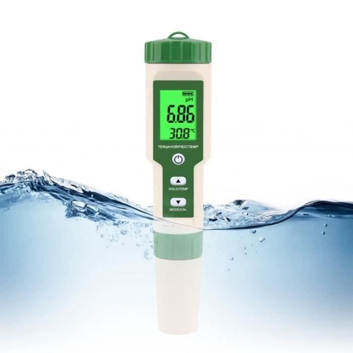 Mesure PH TDS EC Salinité Testeur D'eau 5 En 1 - Mesure PH, TDS, EC, Salinité Et Température - Étanche IP67, Format Stylo Testeur 5 En 1 Ph Mesure PH TDS EC Salinité Testeur D'eau 5 En 1 - Mesure PH, TDS, EC, Salinité Et Température - Étanche IP67, Format Stylo Testeur 5 En 1 Ph