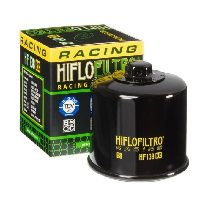 Filtre à huile Hiflofiltro pour deux roues HF138RC