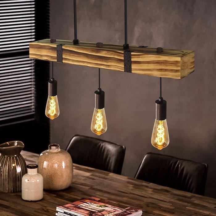 Lampe vintage en bois tourné italien