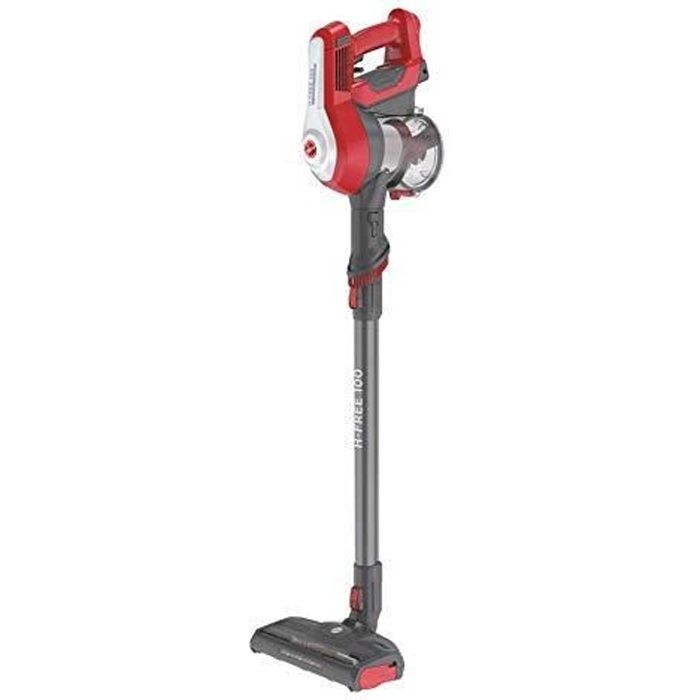 Hoover H-Free 100 HF122RH, Aspirateur Balai sans Fil Multifonction, Rouge et Gris, 22 W 39400928