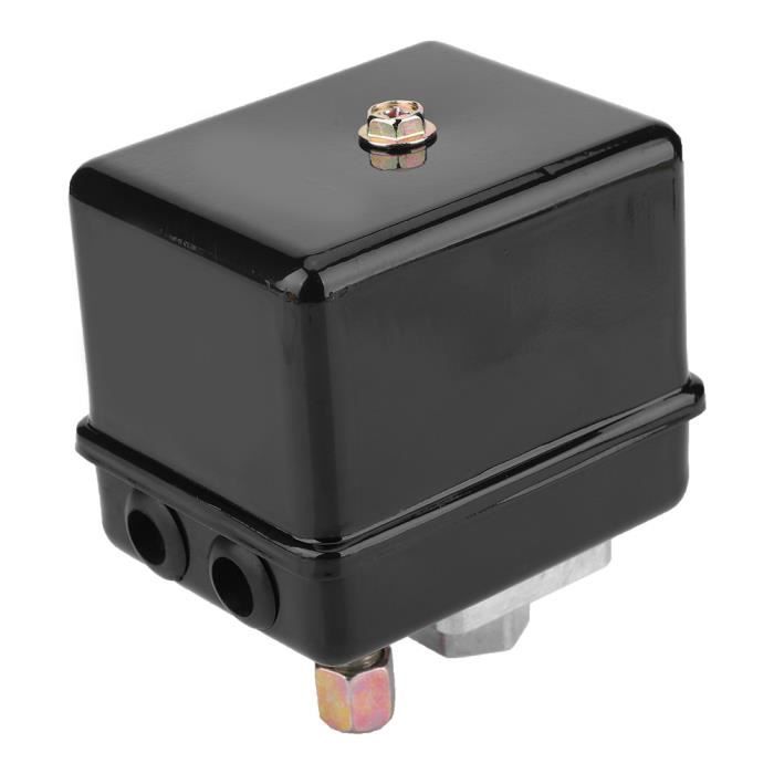 Pressostat G1/4 Pressostat Compresseur Air G1/4 220V - 0.5-1.2MPa - Régulation Pression Manuelle Vanne Commande G1/4