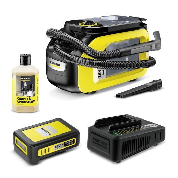 Détacheur sans fil Karcher SE 3 18 Compact Batterie 18V Détergent Nettoyage textile efficace