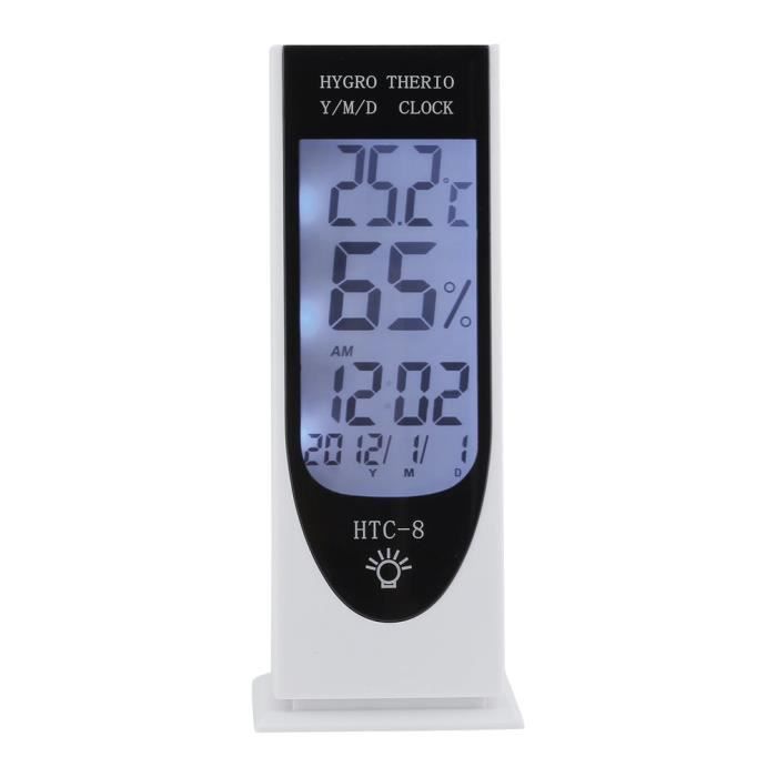 Bebe Confort Lcd Thermometre Hygrometre Numerique Horloge Testeur Humidite Temperature Cdiscount Jardin