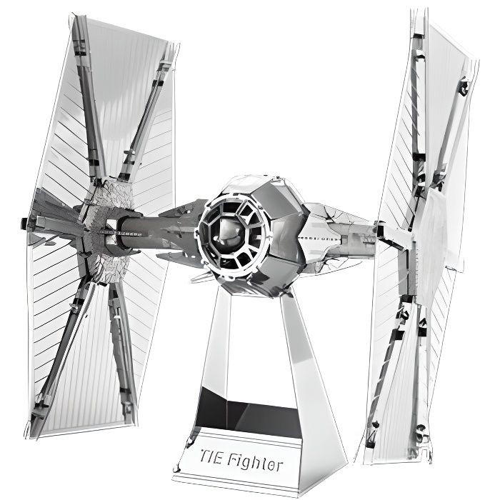 maquette métal - star wars : chasseur tie (fighter) - métal earth