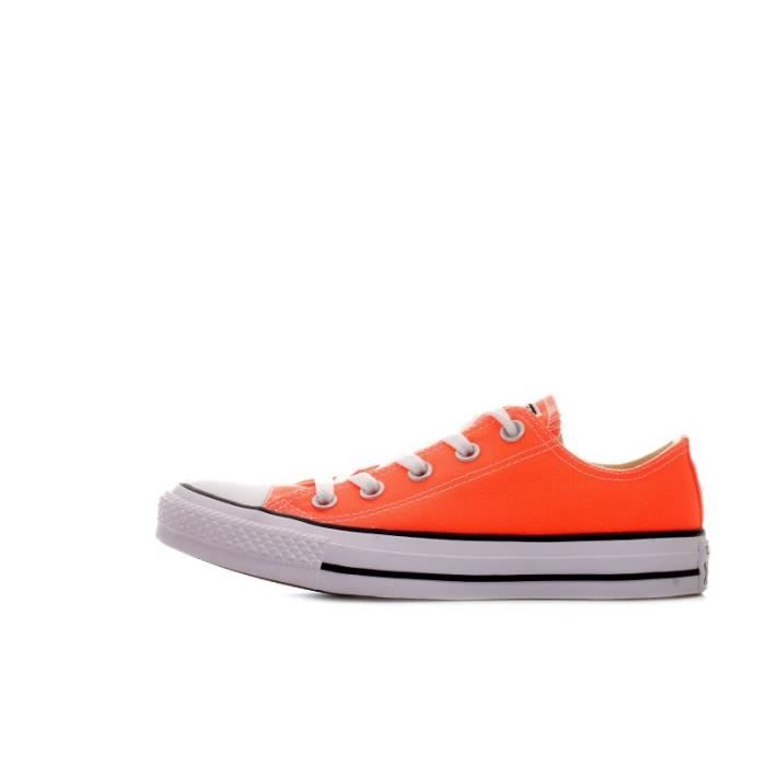 converse orange fluo basse