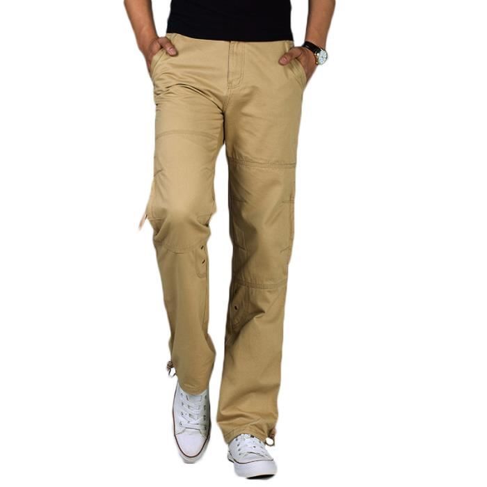 pantalon large cargo