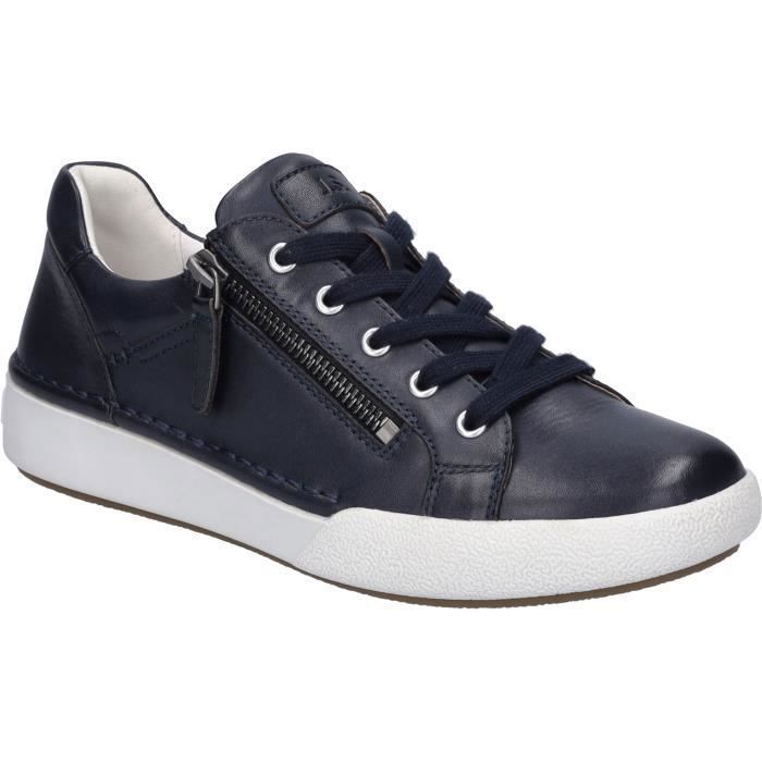 Josef Seibel Baskets pour Femmes - JOSEF SEIBEL - Claire 03 - Cuir - Lacets - Bleu