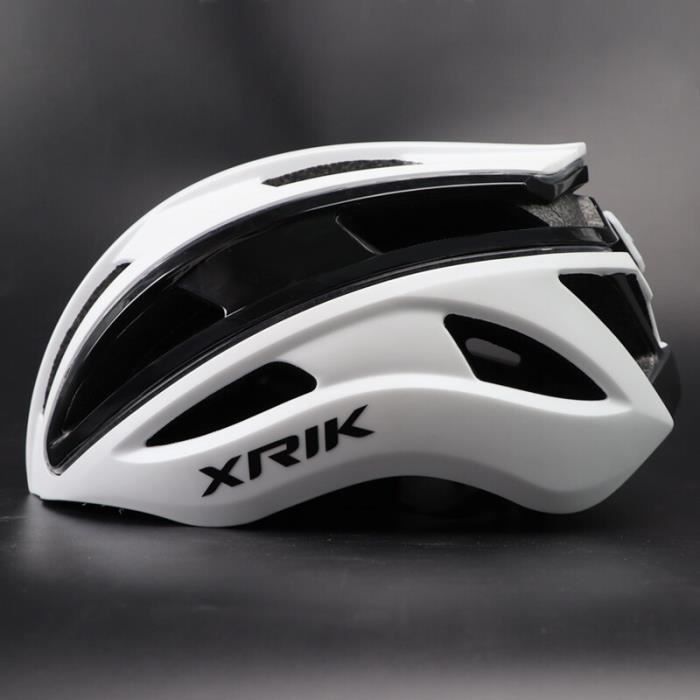 Casque Vélo Adulte Bleu Marine Avec Feu Arrière USB Et Lunettes Magnétiques - Taille L