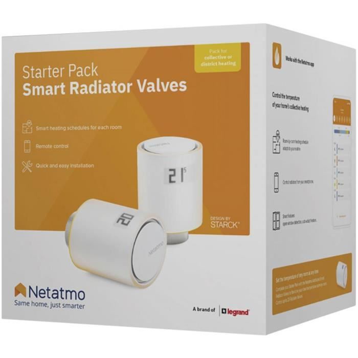 Set tête thermostatique sans fil Netatmo NVP01-DE