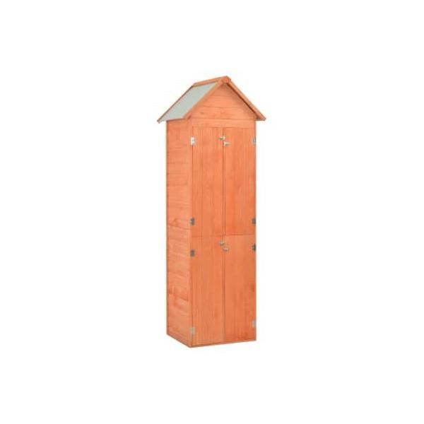 Abri de jardin - NO NAME - 71 x 60 x 213 cm - Bois massif - Sapin brut - Plat