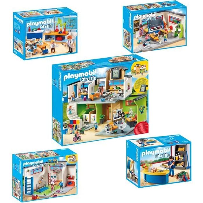 Playmobil 9453-54-55-56-57 City Life - Set de 5 boites sur le