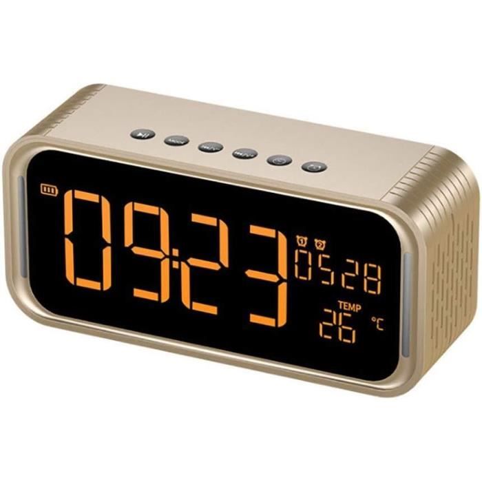 Réveils Numériques, Réveil Radio Avec Haut-parleurs Bluetooth, Horloge