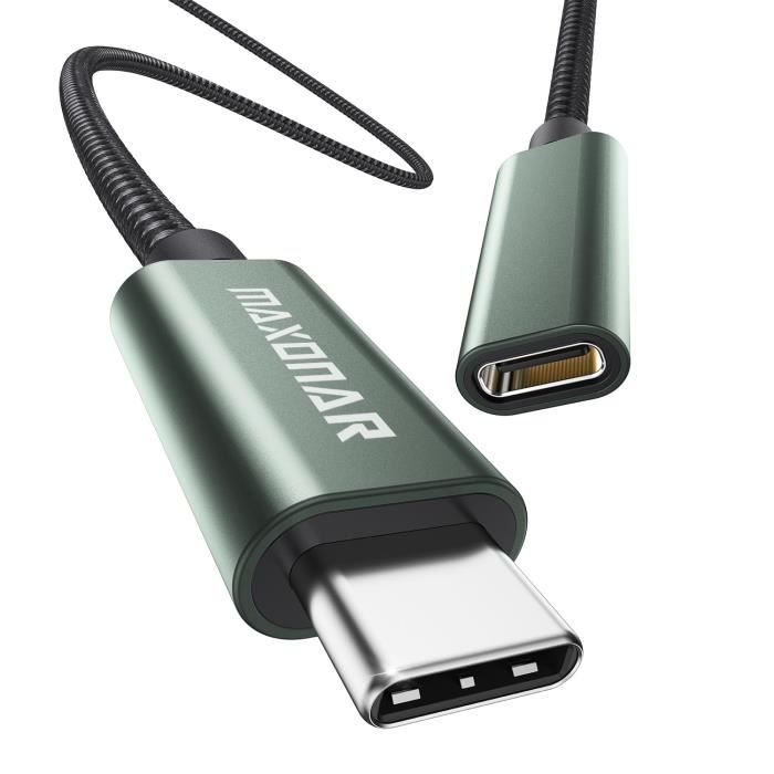 Câble Adaptateur 30 Broches Femelle Vers USB-C - Pour Charge Et Synchronisation - Compatible OTG - Pour Téléphone, Ordinateur, Accessoires