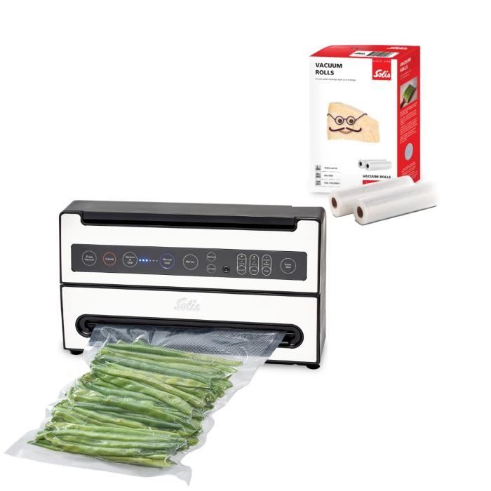 Machine Sous Vide Alimentaire Sous Videuse Alimentaire + 2 Rouleaux Sous Vide Alimentaire