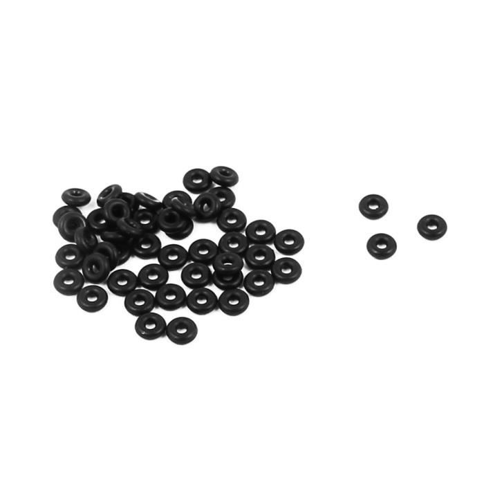 Sourcing Map 10pcs Joints Toriques 46 X 40 X 3 Mm En Caoutchouc O Type Joint D'étanchéité œillets Rouge