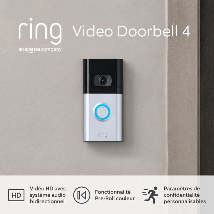 Ring sonnette vidéo sans fil (Video Doorbell) - …