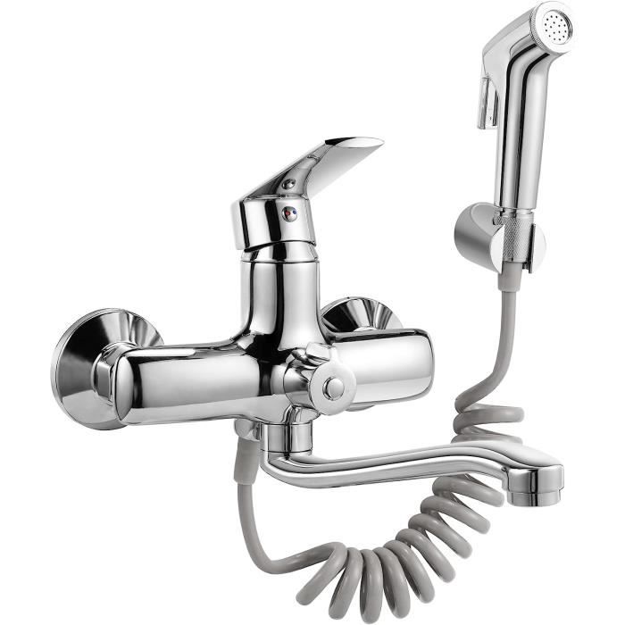 WELLFOR Robinet Pour Baignoire-Douche à Montage Mural 1 Poignée Avec Tête de Douche WBS2, ... | Home Depot Canada