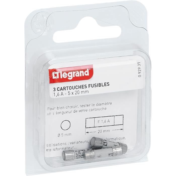 Boîte De 10 Cartouches Fusibles Industriels Legrand - Neuf
