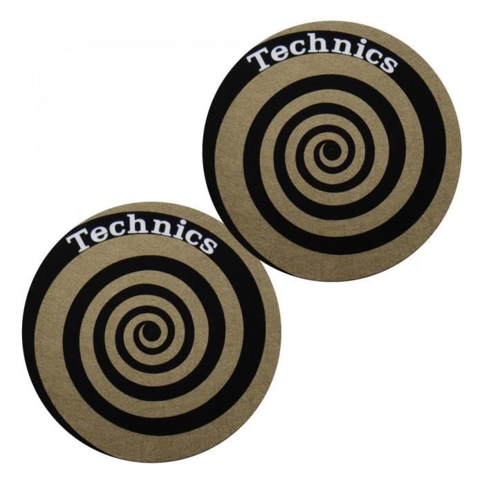 feutrines-slipmats-x2-technics-spirale-gold-cdiscount-tv-son-photo