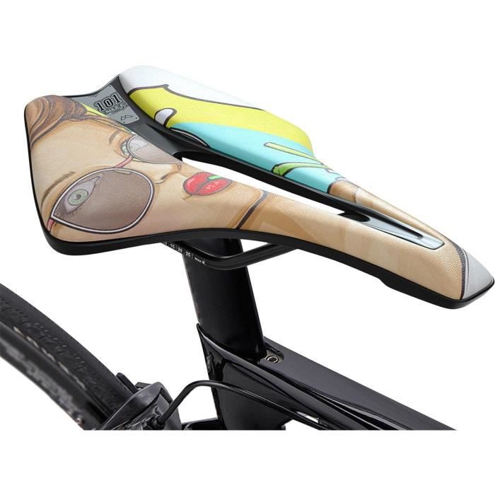 Selle de vélo VTT et vélo de course en gel unisexe Wens 4.7 rembourrage