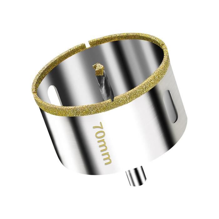 FOCSTOL Fraise Diamantée 10mm Pour Agrandir, Façonner, Meule Et Biseauter Les Trous Existants Dans Carrelage Porcelaine Céramique Granit Pierre Marbre M14 Filetage