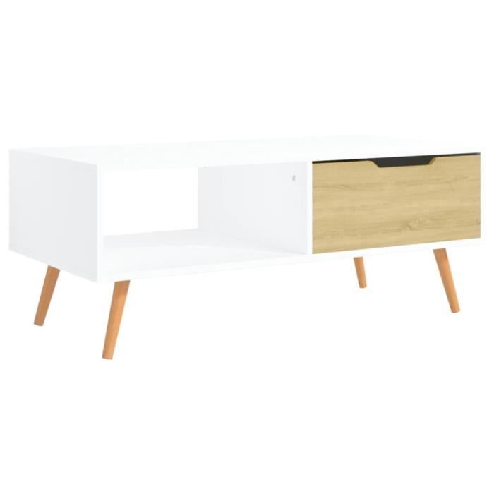 Table d'appoint Stoneto - Blanc - D.35 cm | , créateur d