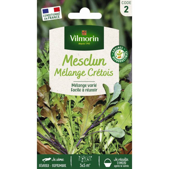 Meilleurs prix pour VILMORIN Mesclun cretois