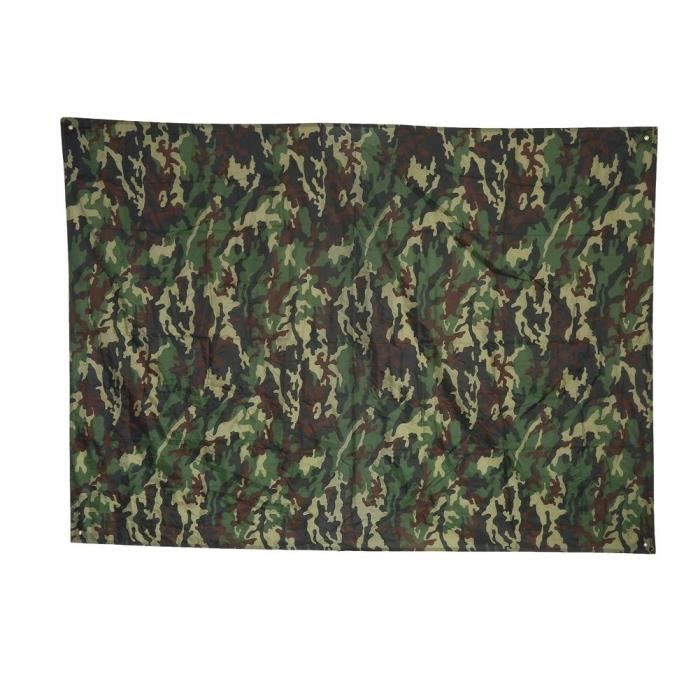WosumeTapis imperméable, abri de bâche de Tente de Pluie de Tapis imperméable léger extérieur portatif de * 1.5m