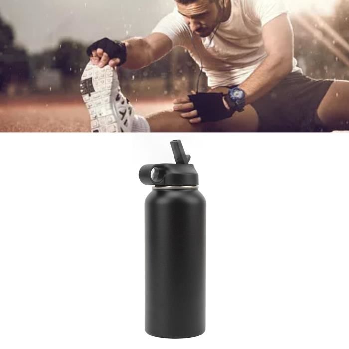 Bouteille Isotherme INFINITE Acier Inox 1,2L – Noir – Verrouillage Rapide