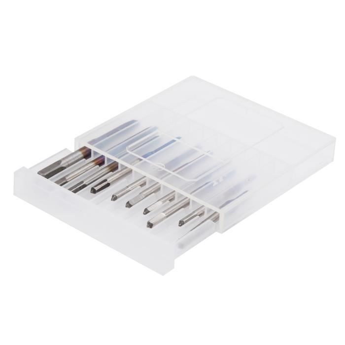 Jeu De 14 Robinets Filetés HSS SAE Pour Perceuse - Neuf Sous Emballage Kalkon - Tailles 6-32NC à 1/2-13NC