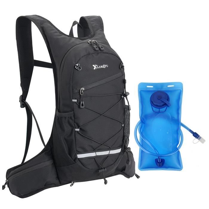 Sac à dos d'hydratation isotherme avec réservoir d'eau de 2 L sans BPA,  pour la course, la randonnée,l'escalade,le camping,le vélo - Cdiscount