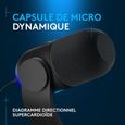 Microphone Gaming - LOGITECH G - YETI GX - Streaming - RVB dynamique avec LIGHTSYNC - Pour PC/MAC - Noir-1
