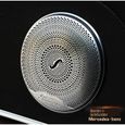 4 couvertures de corne moyenne - Garniture de porte de haut-parleur de voiture, accessoire pour Mercedes Benz-1