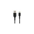 BELKIN - cable - BRAIDED C-A 1M, BLK - BRAIDED C-A-1