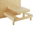 Maisonnette en bois avec table pour enfants - SOULET - TIANA - Bois massif - Pour l'extérieur-1
