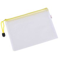 Lot De 6 Pochettes Zippées A5 Imperméables - 24x18 Cm - Pour Documents, Argent, Cosmétiques - Bureau, Voyage, Maison - 2