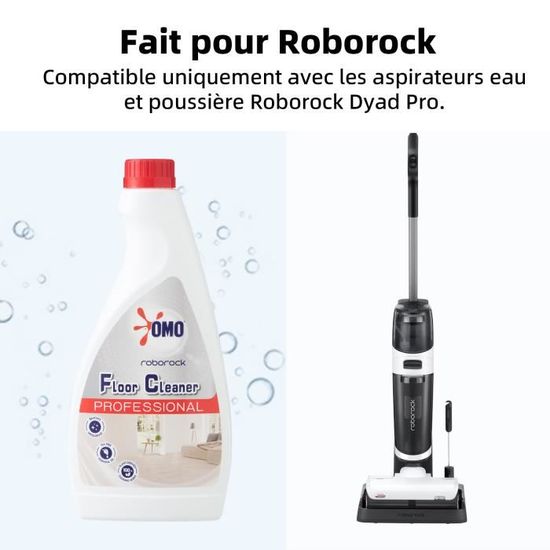 Liquide de nettoyage de sol 1L, compatible avec Roborock Dyad