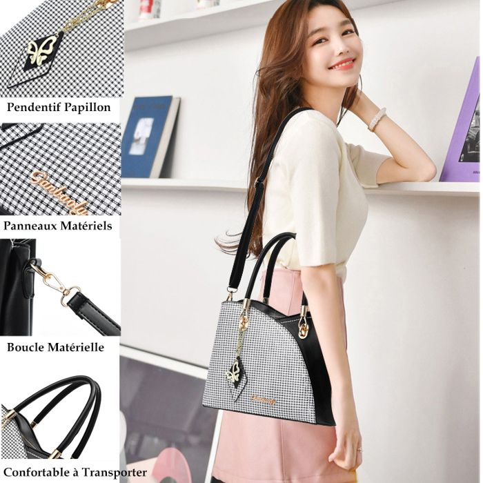Sac En Nylon Pour Femme – Bandoulière Ou épaule – Sac Simple Et Pratique