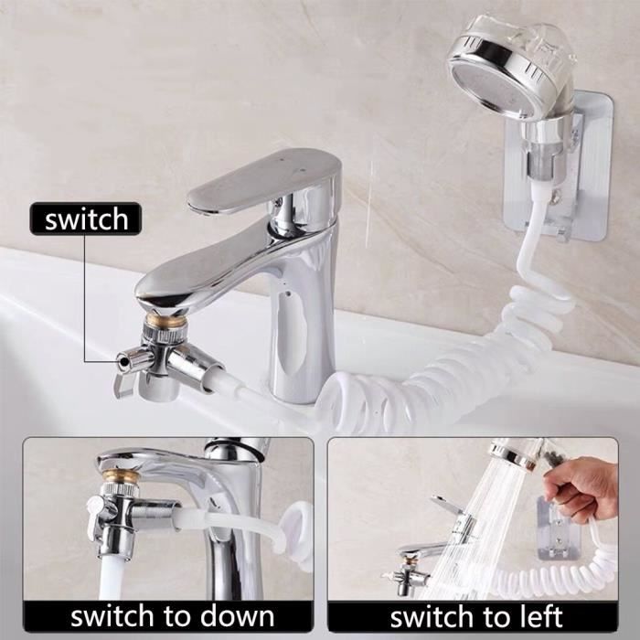 ABS Flexible de douche pour eau plomberie Toilette Bidet Pistolet  pulvérisateur Salle de bains (gris)-YIG - Cdiscount Bricolage