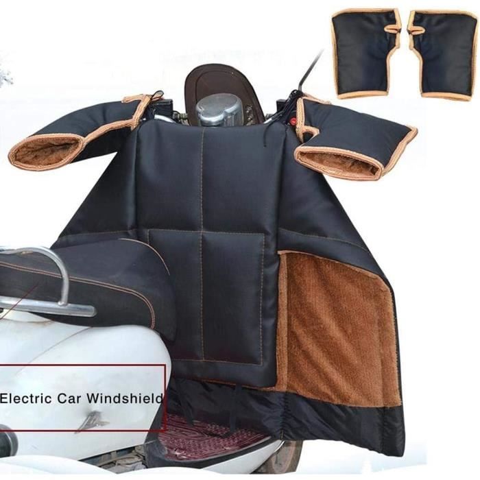 Tablier Et Gants De Guidon Universels Pour Scooter - Protection Coupe-vent Et Imperméable Pour Jambes Et Mains