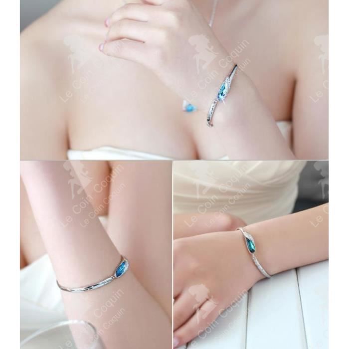 Bracelet Papillon Pierre Naturelle - Cadeau Pour Fille 12 Ans - Breloque Argentée, Taille Réglable 14-25 Cm