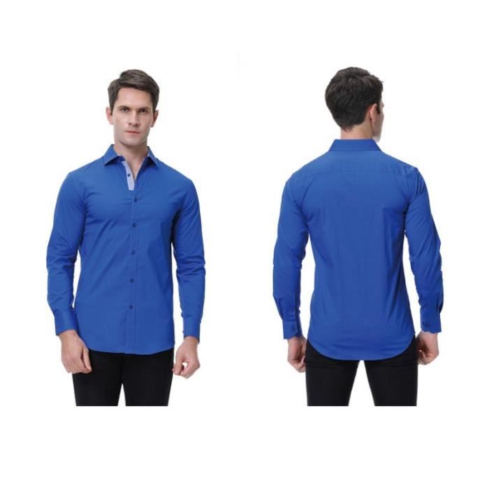 Uniqlo Chemise homme Uniqlo couleur bleu jean clair, T. S (grand XS) Bleu -  Vêtements Chemises manches longues Homme 7,00 €