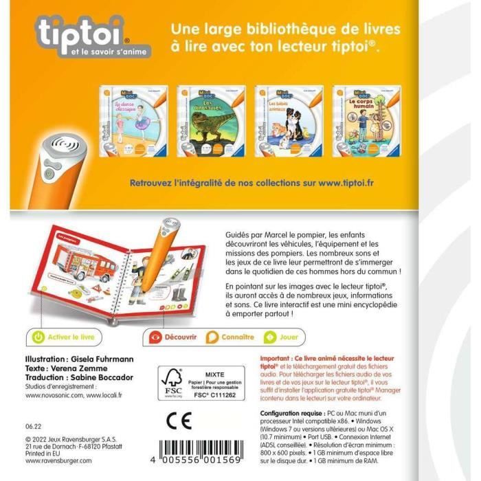 Tiptoi - Coffret complet lecteur interactif + livre Atlas - Label