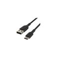 BELKIN - cable - BRAIDED C-A 1M, BLK - BRAIDED C-A-2