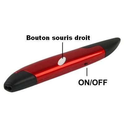 Souris stylo de poche, souris stylo optique PR-06, 3 vitesses, pour  accessoires d'ordinateur portable : : Électronique