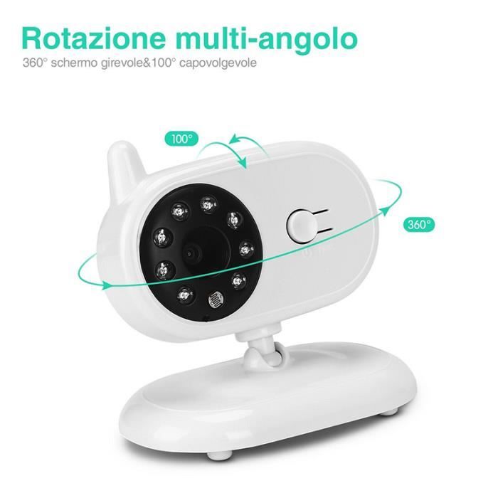 Babymoov Babyphone vidéo YOO Twist - Caméra motorisée avec vue à 360° -  Technologie Sleep - Vision nocturne - Cdiscount Puériculture & Eveil bébé