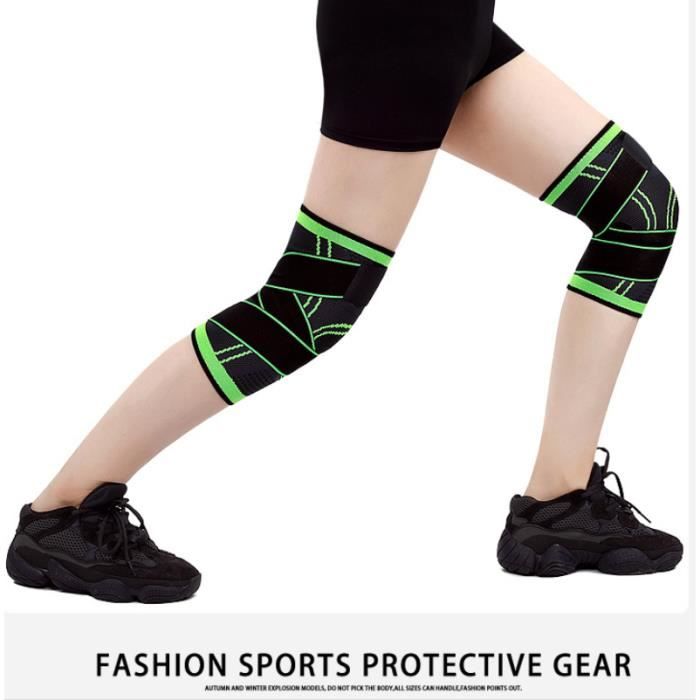 Paire De Genouillères AEIOPRS – Antidérapantes, Respirantes, Pour Running, Tennis, Danse – Homme/femme/enfant