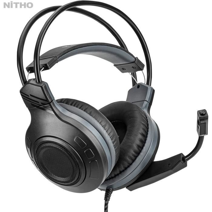 Vakedy HW11 Casque Gaming pour PS5,PS4,PC,Xbox,asque Gamer à réduction