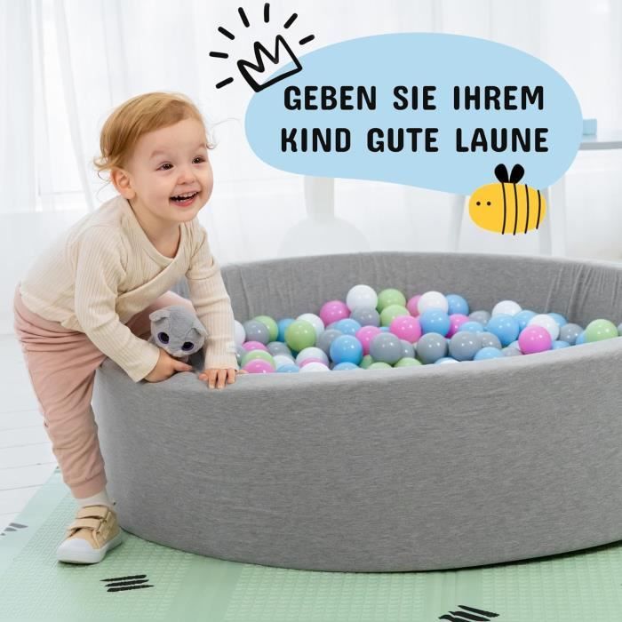 Lot De 300 Balles De Piscine LittleTom - 6cm - Multicolores - Pour Enfants Et Jeux D'Éveil