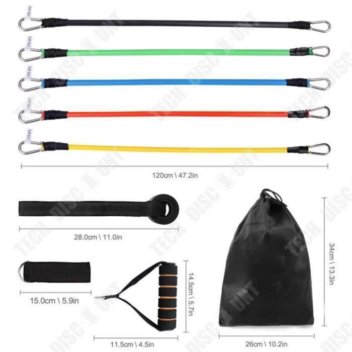 Bandes de résistance TRAHOO - Fitness Gum Set Yoga Caoutchouc